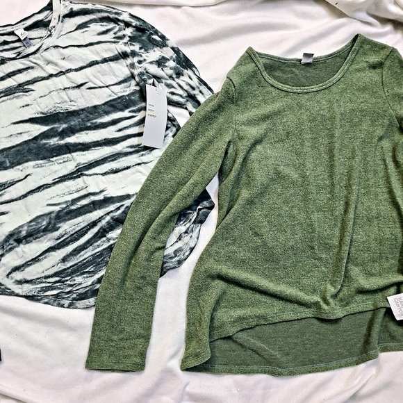 New with tags Girls sz 14-16 zella 2 long sleeve shirts - Picture 1 of 4